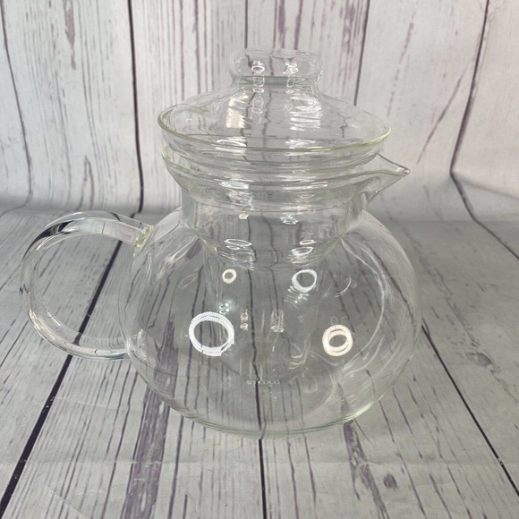 Primula Kitchen Primula 3 Piece Clear Glass Teapot With Removable